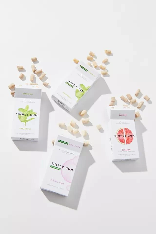 商品Simply Gum|Simply Gum Assorted Natural Chewing Gum 4-Pack,价格¥112,第2张图片详细描述