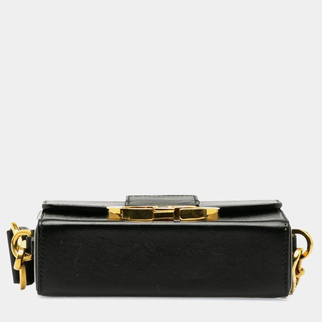 商品[二手商品] Dior|Dior Black Leather Montaigne Box 30 Shoulder Bag,价格¥21104,第4张图片详细描述