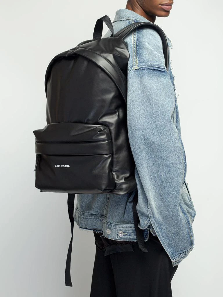 商品Balenciaga|Puffy Leather Backpack,价格¥12815,第1张图片详细描述