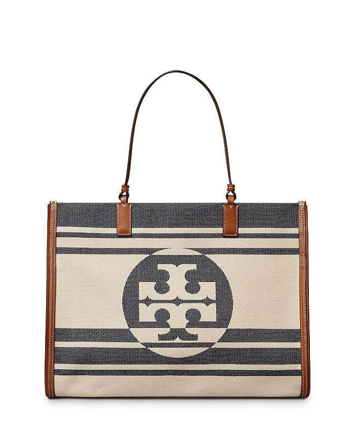 商品Tory Burch|Ella Jacquard Stripe Tote,价格¥2568,第1张图片