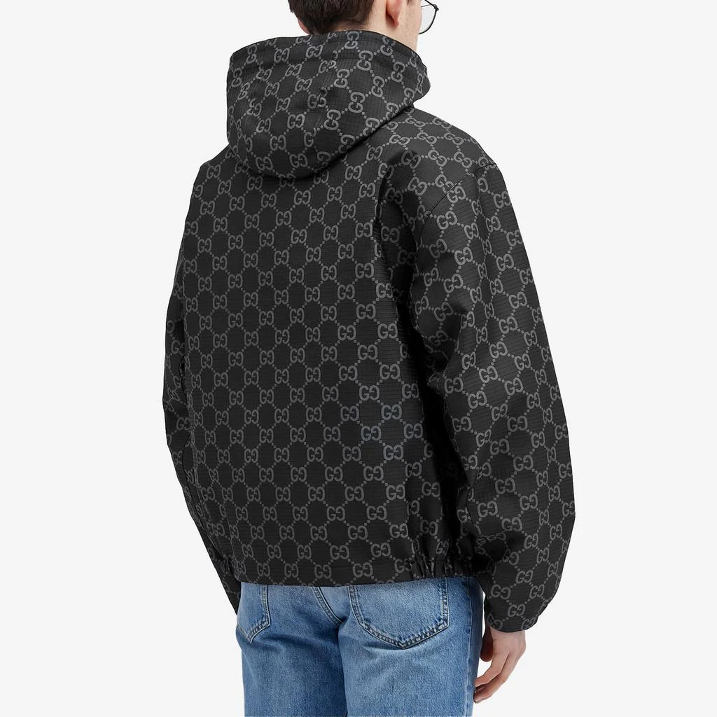 商品Gucci|Gucci Interlocking Logo Ripstop Jacket,价格¥20164,第3张图片详细描述