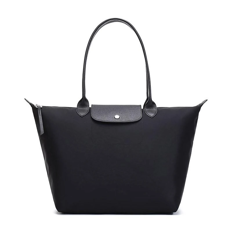 商品[国内直发] Longchamp|珑骧 LONGCHAMP 奢侈品 女士ROSEAU系列中号黑色小牛皮鳄鱼纹手提斜挎包 10058 HTS 001送女友礼物,价格¥3024,第30张图片详细描述