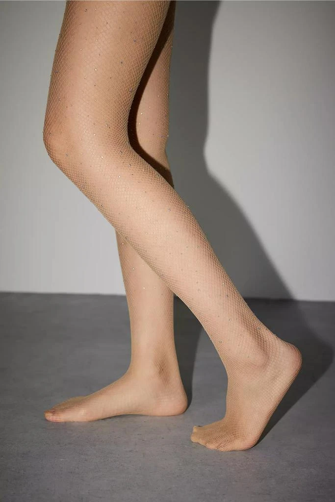 商品Urban Outfitters|UO Gem Fishnet Tights,价格¥158,第2张图片详细描述