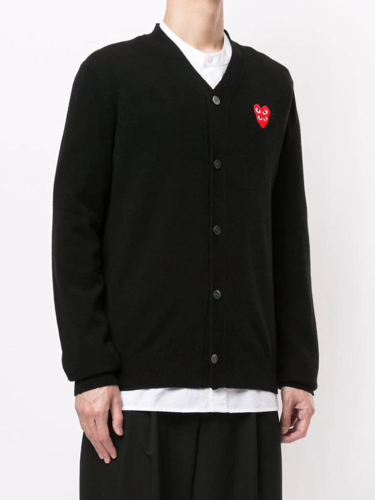 商品Comme des Garcons|COMME des GARÇONS PLAY MEN DOUBLE HEART CARDIGAN,价格¥4444,第1张图片