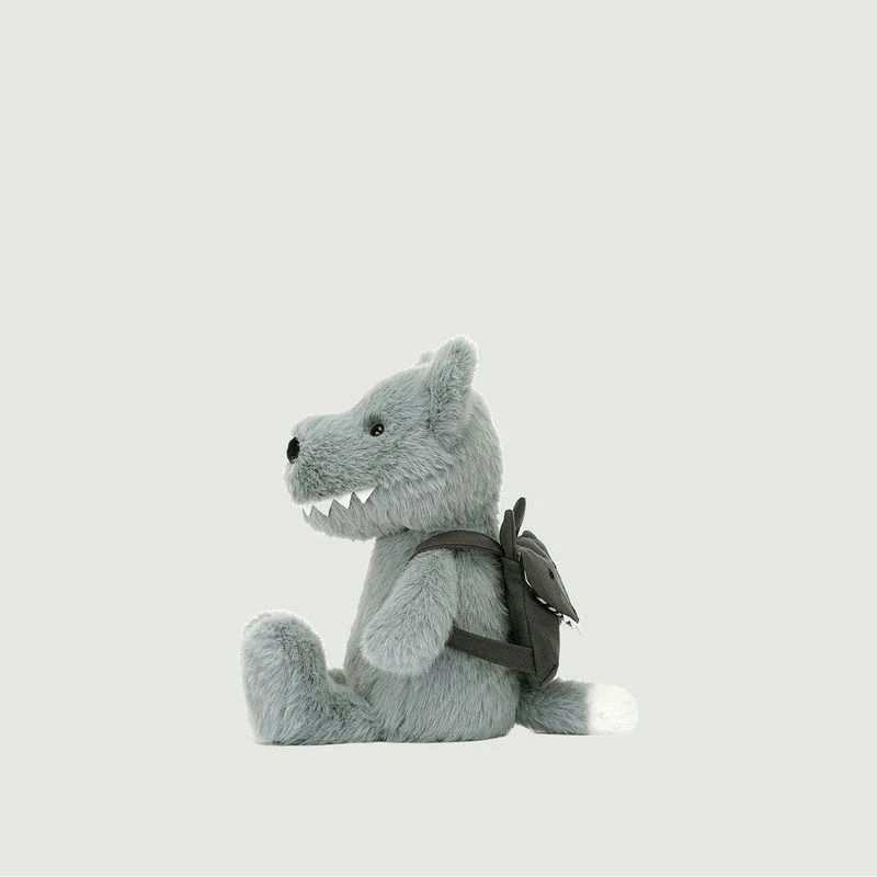 商品Jellycat|Backpack Wolf Plush Dark Brown JELLYCAT,价格¥249,第3张图片详细描述