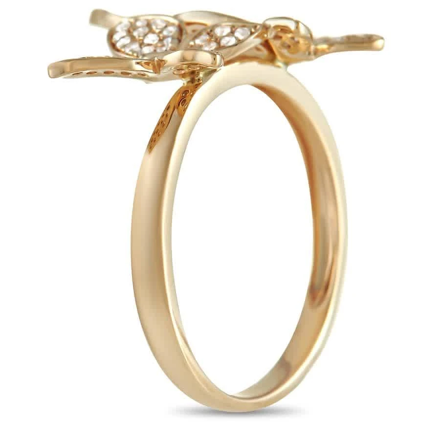 商品LB Exclusive|14K Yellow Gold 0.30 ct Diamond Butterfly Ring,价格¥3756,第2张图片详细描述