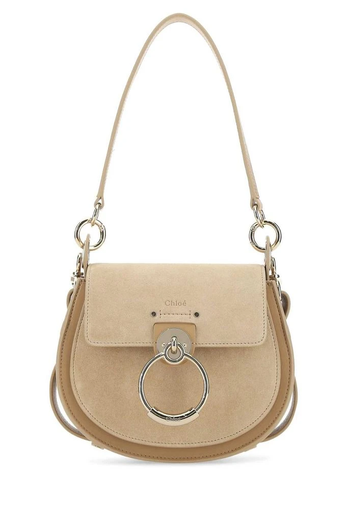 商品Chloé|Chloé Logo Detailed Foldover Crossbody Bag,价格¥8273,第1张图片