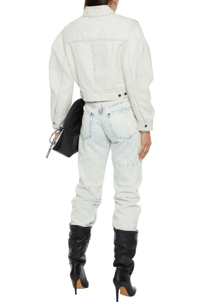 商品IRO|Kahena cropped bleached denim jacket,价格¥757,第3张图片详细描述