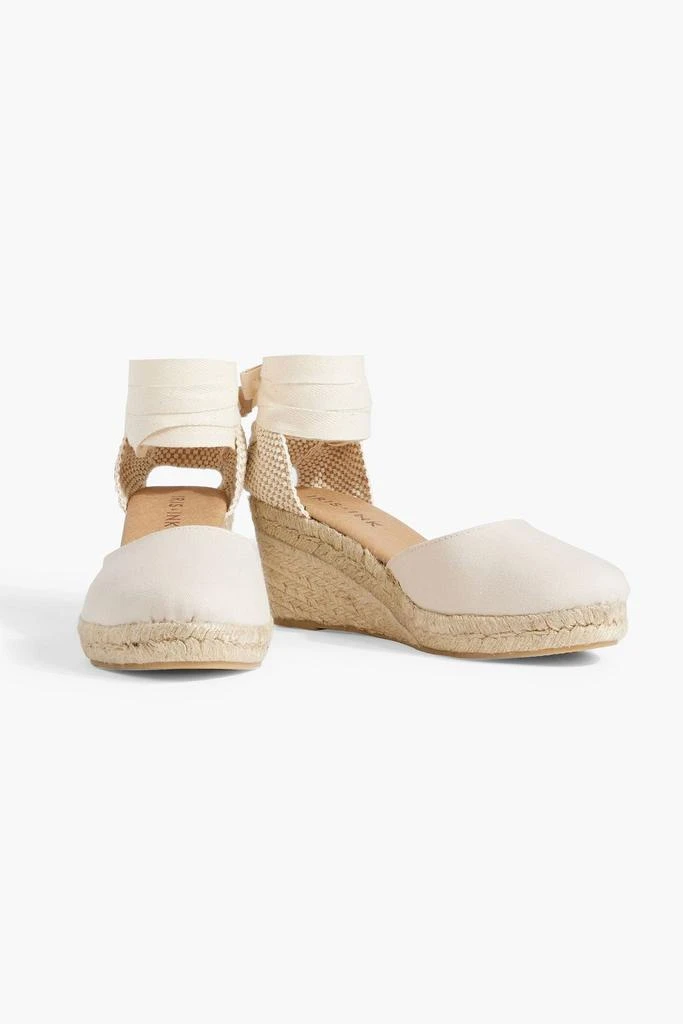 商品IRIS & INK|Gabriella canvas wedge espadrilles,价格¥331,第2张图片详细描述