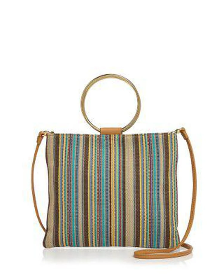 商品THACKER|Le Pouch Khaki Stripe Crossbody ,价格¥463,第1张图片