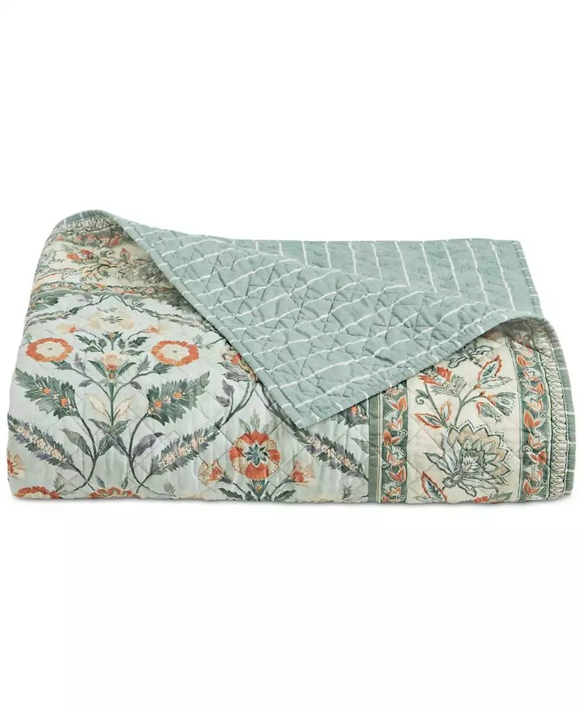 商品Charter Club|CLOSEOUT! Jacobean Border Cotton Quilt, King, Exclusively at Macy’s,价格¥681,第3张图片详细描述