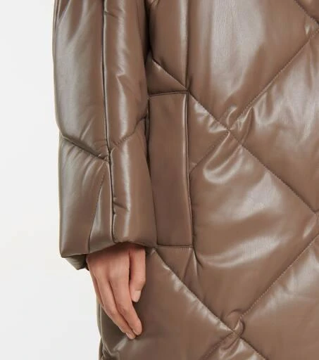 商品STAND STUDIO|Anissa绗缝人造皮革大衣,价格¥2881,第5张图片详细描述