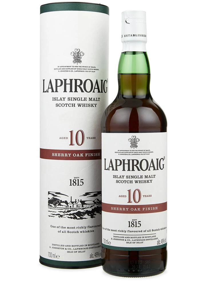 商品Laphroaig|10 年陈酿雪莉橡木桶单一麦芽苏格兰威士忌 ,价格¥329,第1张图片
