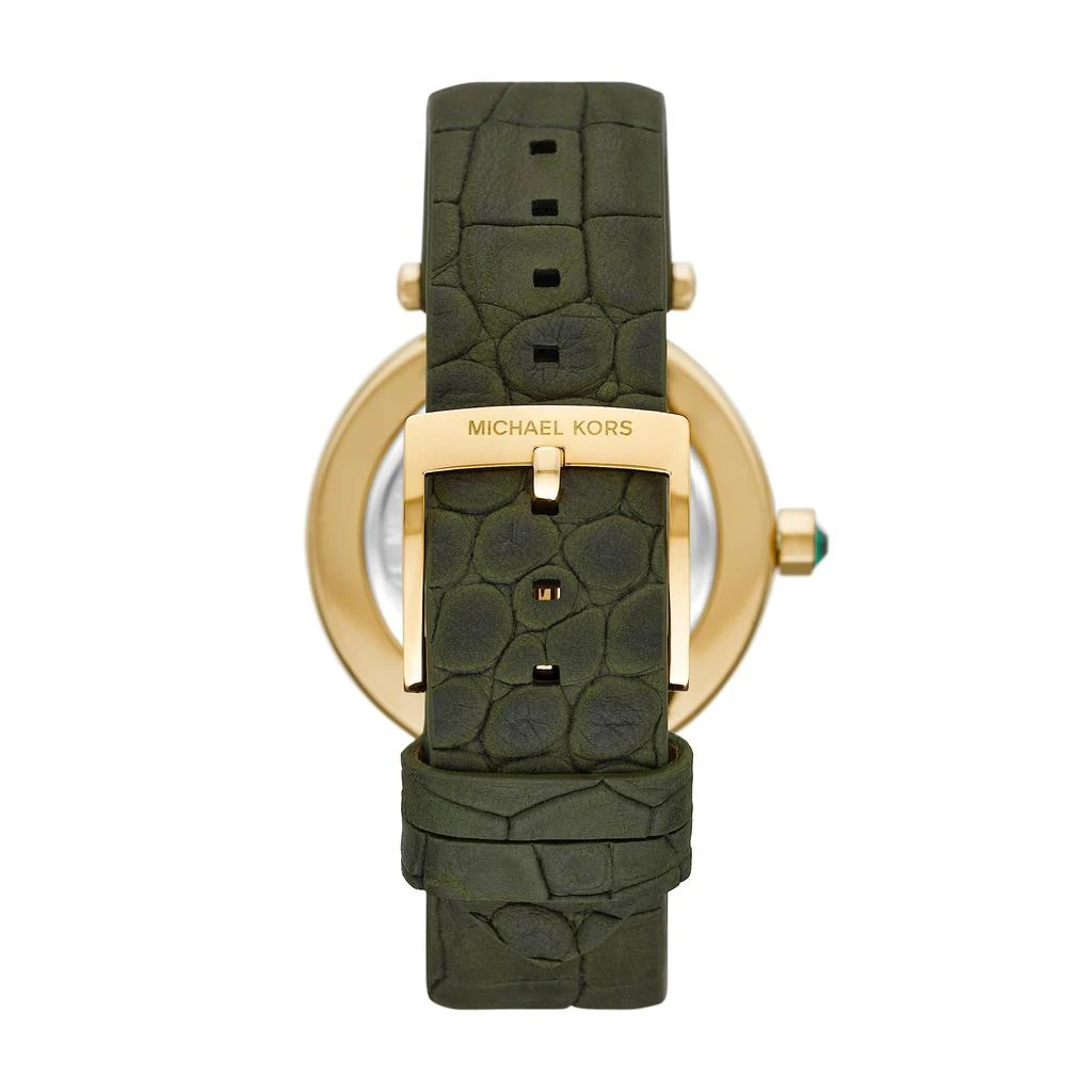 商品Michael Kors|MK4724 - Parker Three-Hand Leather Watch,价格¥1108,第3张图片详细描述