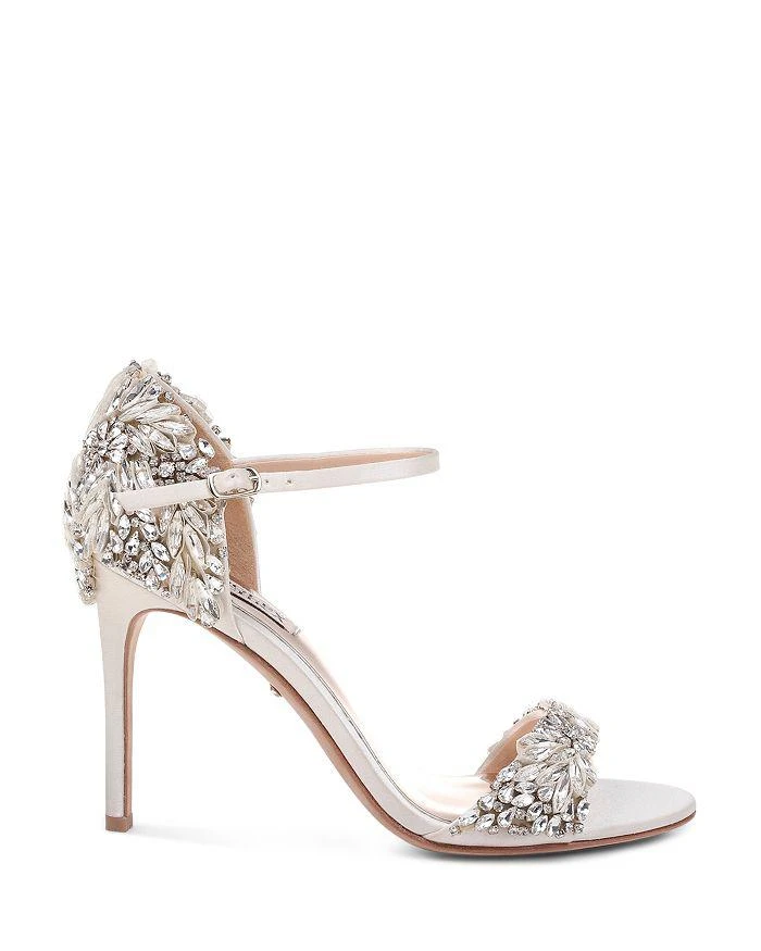 商品Badgley Mischka|Tampa Embellished d'Orsay Ankle Strap Sandals ,价格¥1444,第2张图片详细描述