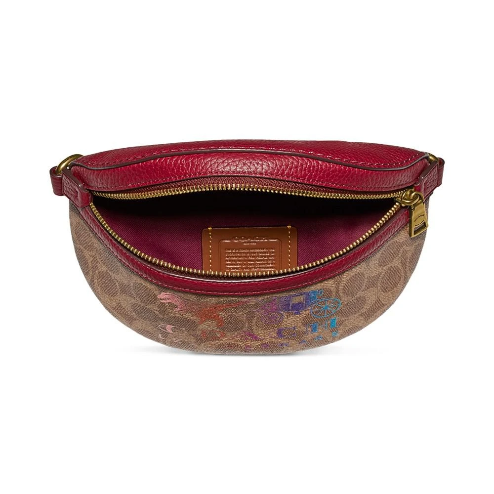 商品Coach|帆布Signature Rexy And Carriage腰包 - 独家贩售,价格¥724,第3张图片详细描述