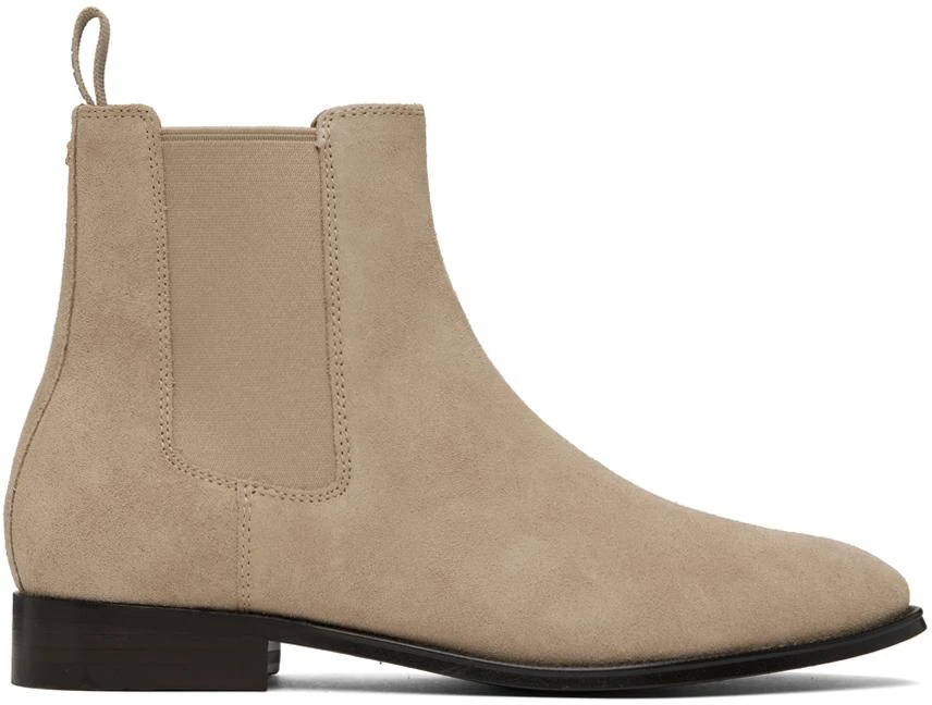 商品Coach|Beige Metropolitan Chelsea Boots,价格¥1204,第1张图片