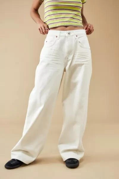 商品BDG|BDG Applique White Denim Jaya Baggy Jean,价格¥673,第2张图片详细描述