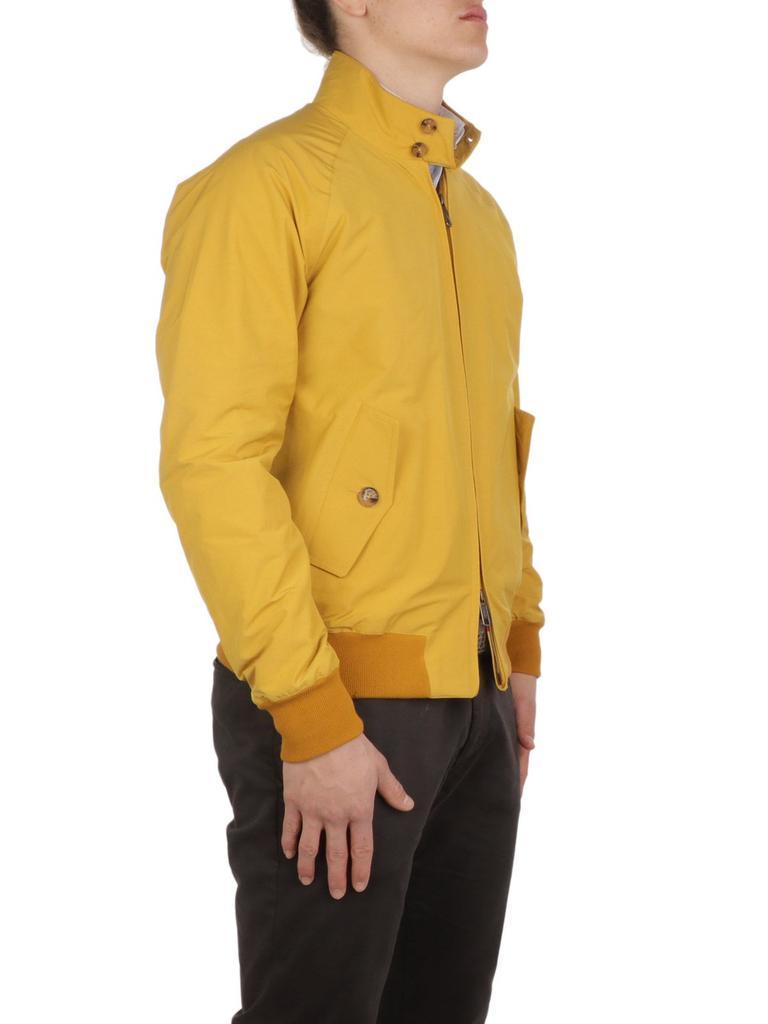 商品Baracuta|Baracuta Men's  Yellow Cotton Outerwear Jacket,价格¥2995,第4张图片详细描述