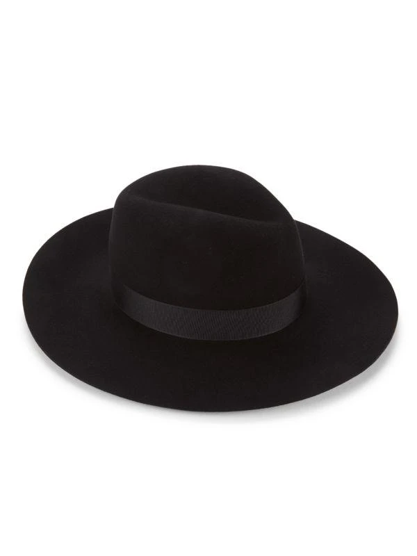 商品Saks Fifth Avenue|Wool Wide-Brim Fedora,价格¥120,第1张图片