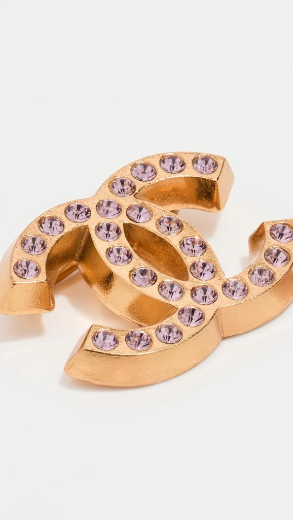 商品[二手商品] Shopbop Archive|Shopbop Archive Chanel Crystal And Pearl Cc Brooch,价格¥9977,第3张图片详细描述