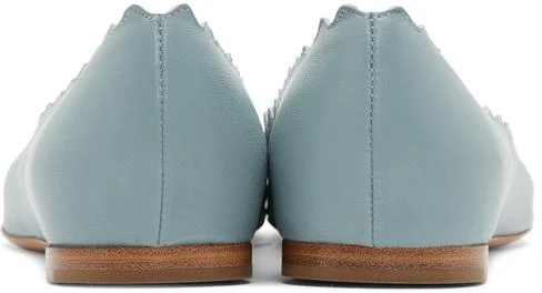商品Chloé|Blue Lauren Ballerina Flats,价格¥3854,第4张图片详细描述