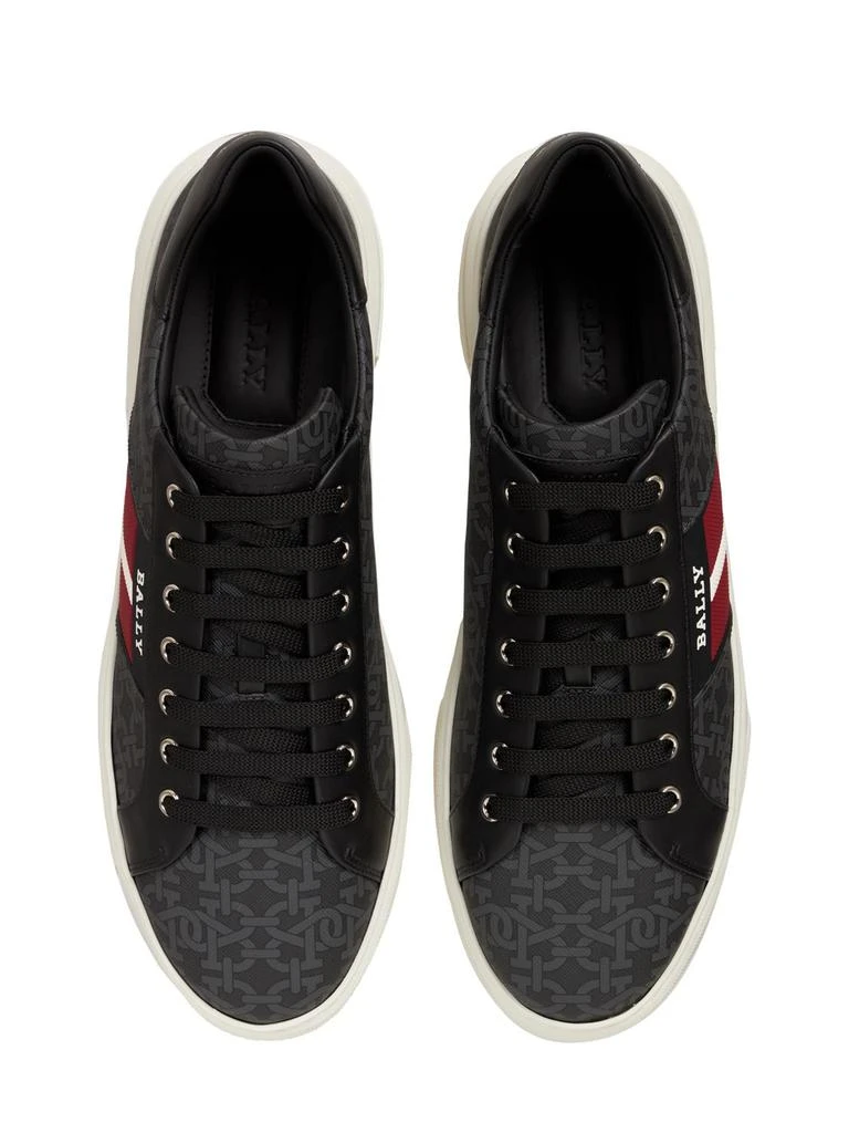 商品Bally|Logo Fabric & Leather Sneakers,价格¥4135,第4张图片详细描述