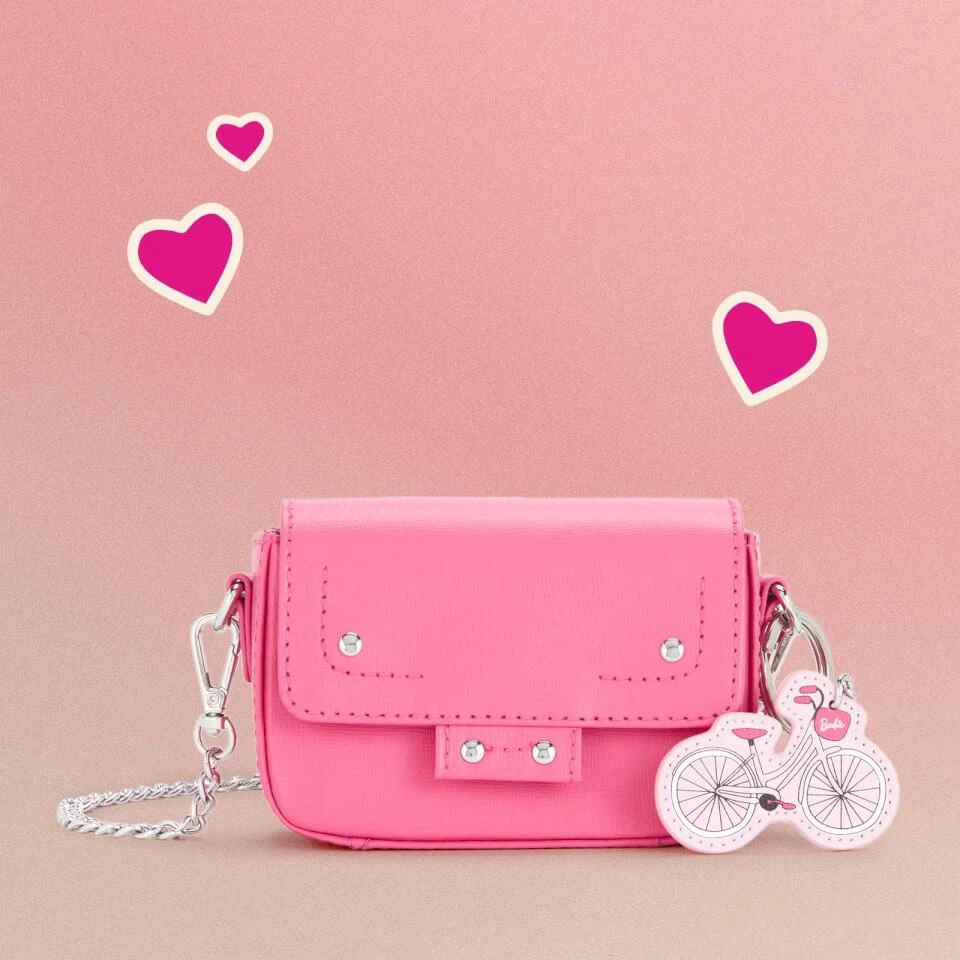 商品Nunoo|Núnoo Women's x Barbie Mini Honey Bag - Bright Pink,价格¥193,第1张图片