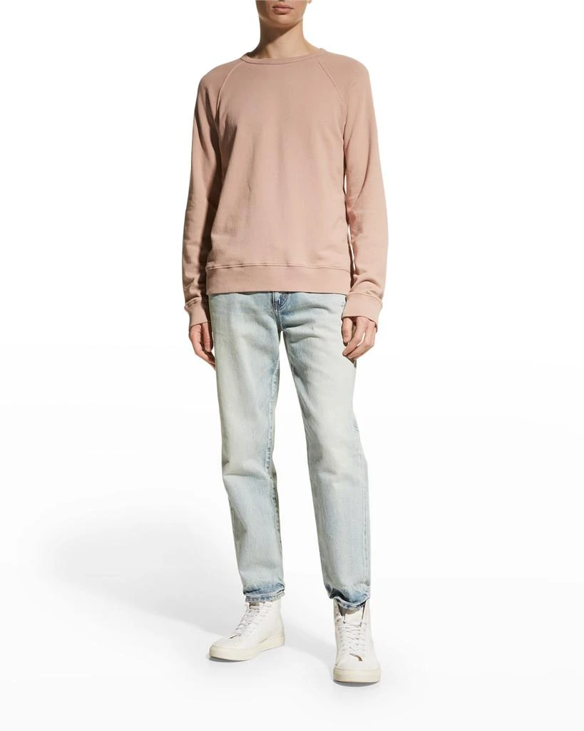 商品Vince|Men's Crewneck Garment Dyed Cotton Sweatshirt,价格¥489,第3张图片详细描述