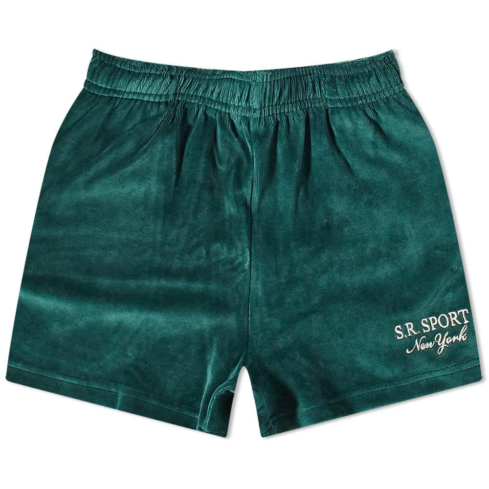 商品Sporty & Rich|Sporty & Rich Andy Velour Disco Shorts,价格¥400,第1张图片