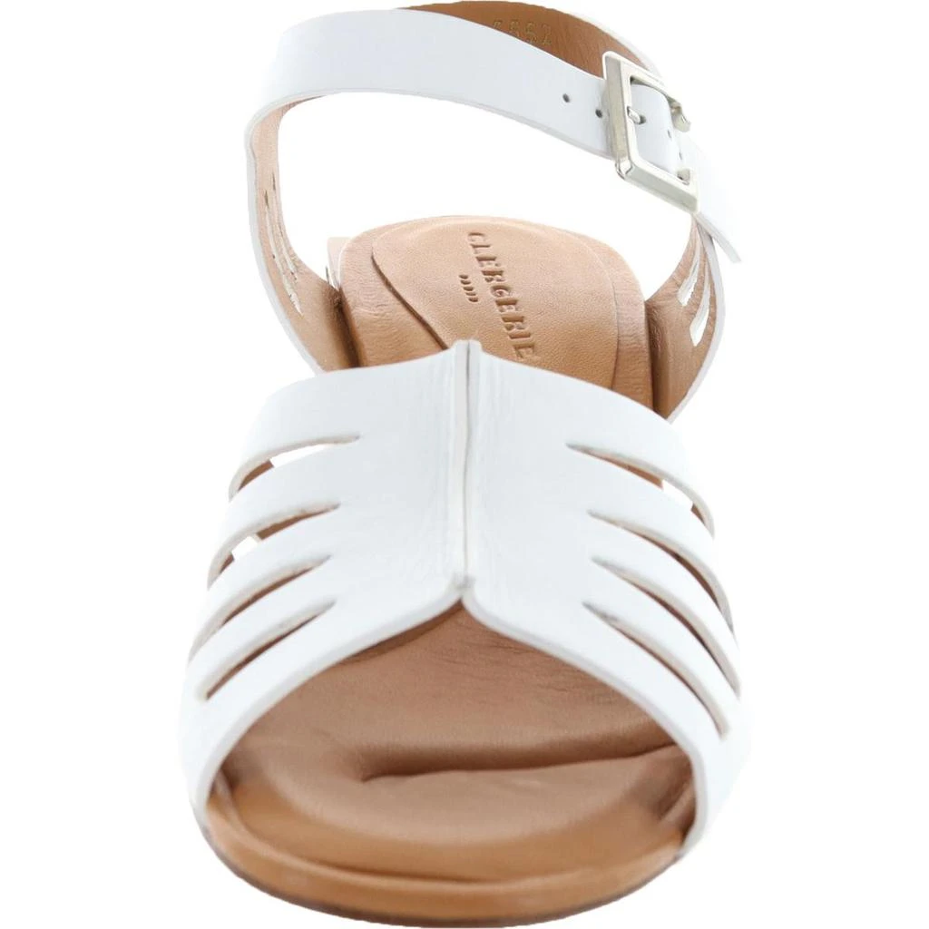 商品Clergerie|Clergerie Paris Womens Eline Leather Square Toe Heel Sandals,价格¥366,第4张图片详细描述