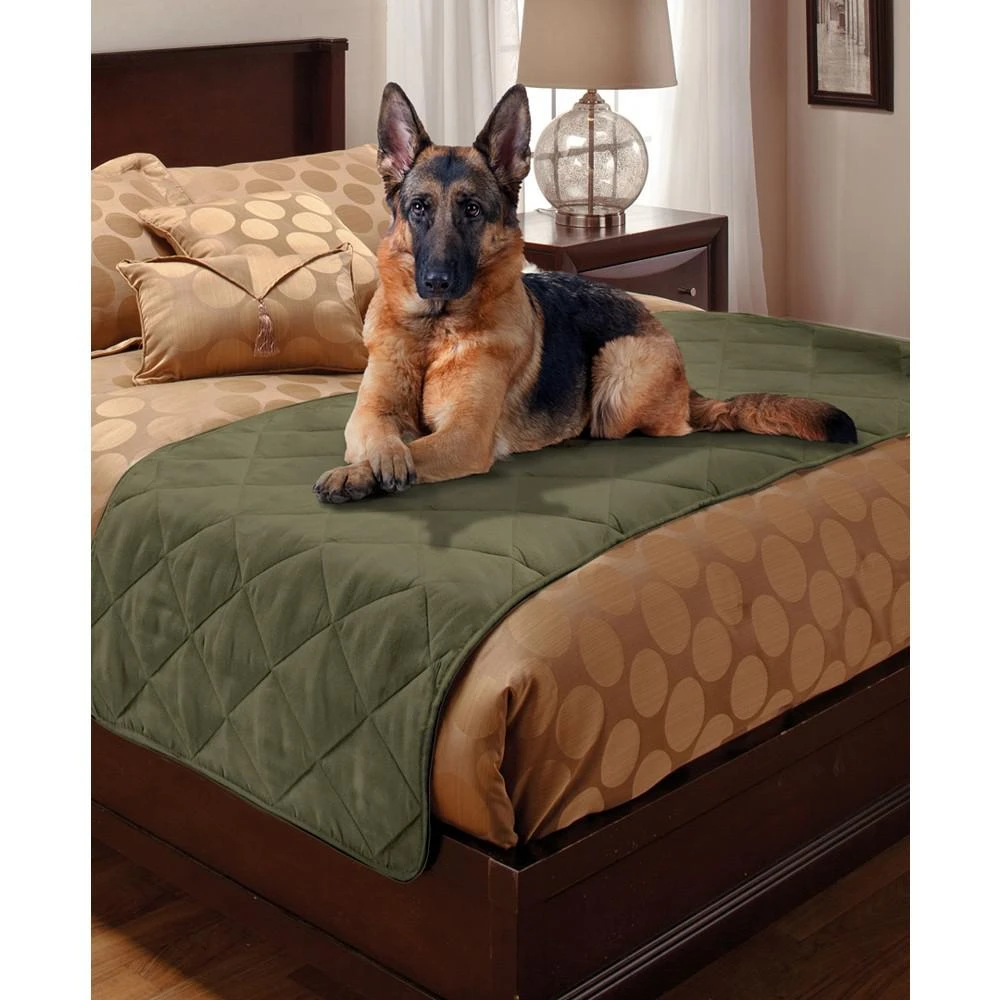 商品P/Kaufmann Home|Pet Pals Quilted Faux Suede Twin Bed Protector,价格¥271,第5张图片详细描述