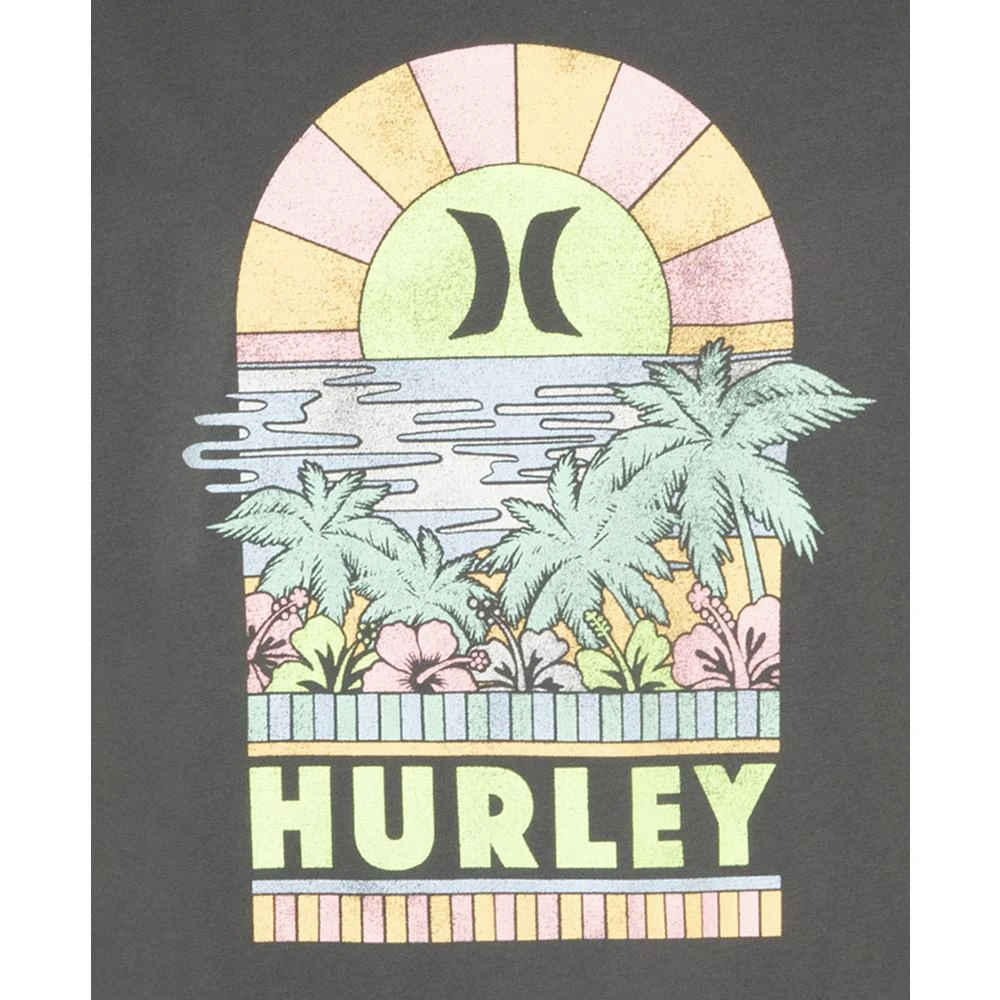 商品Hurley|Big Girls Sunset Short Sleeves T-shirt,价格¥105,第3张图片详细描述