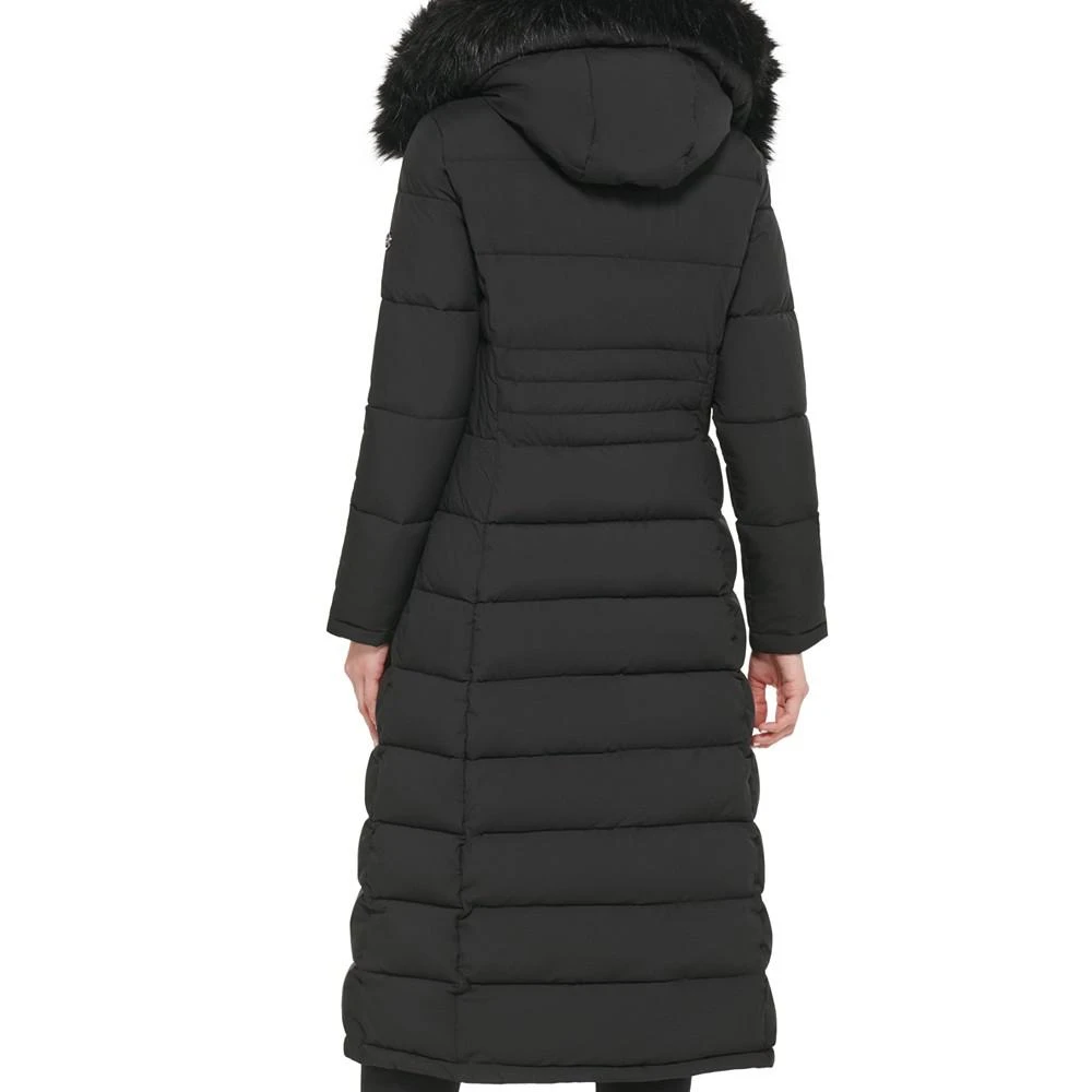 Women's Faux-Fur-Trim Hooded Maxi Puffer Coat 商品