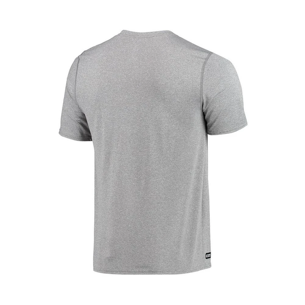 商品New Era|Men's Heathered Gray New York Jets Combine Authentic Game On T-shirt,价格¥166,第3张图片详细描述