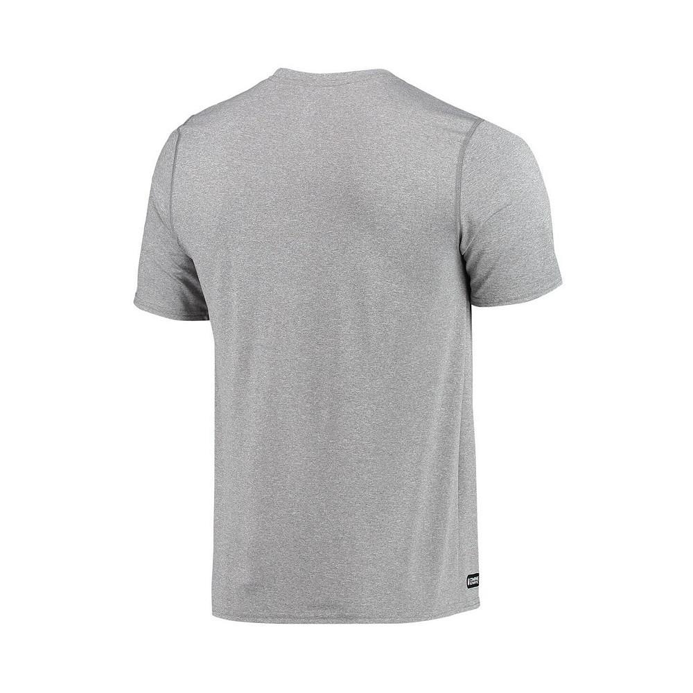 商品New Era|Men's Heathered Gray New York Jets Combine Authentic Game On T-shirt,价格¥225,第5张图片详细描述