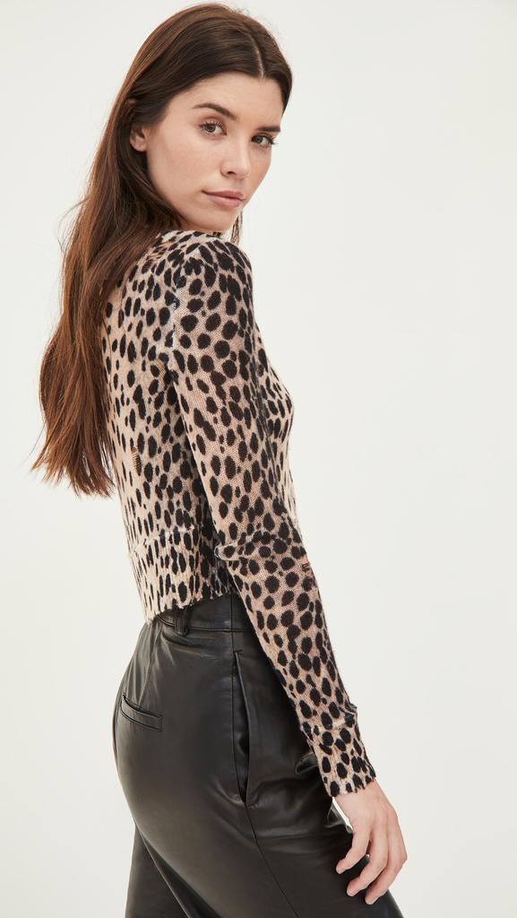 商品R13|R13 Cashmere Cheetah Baby 开襟衫,价格¥3348,第6张图片详细描述