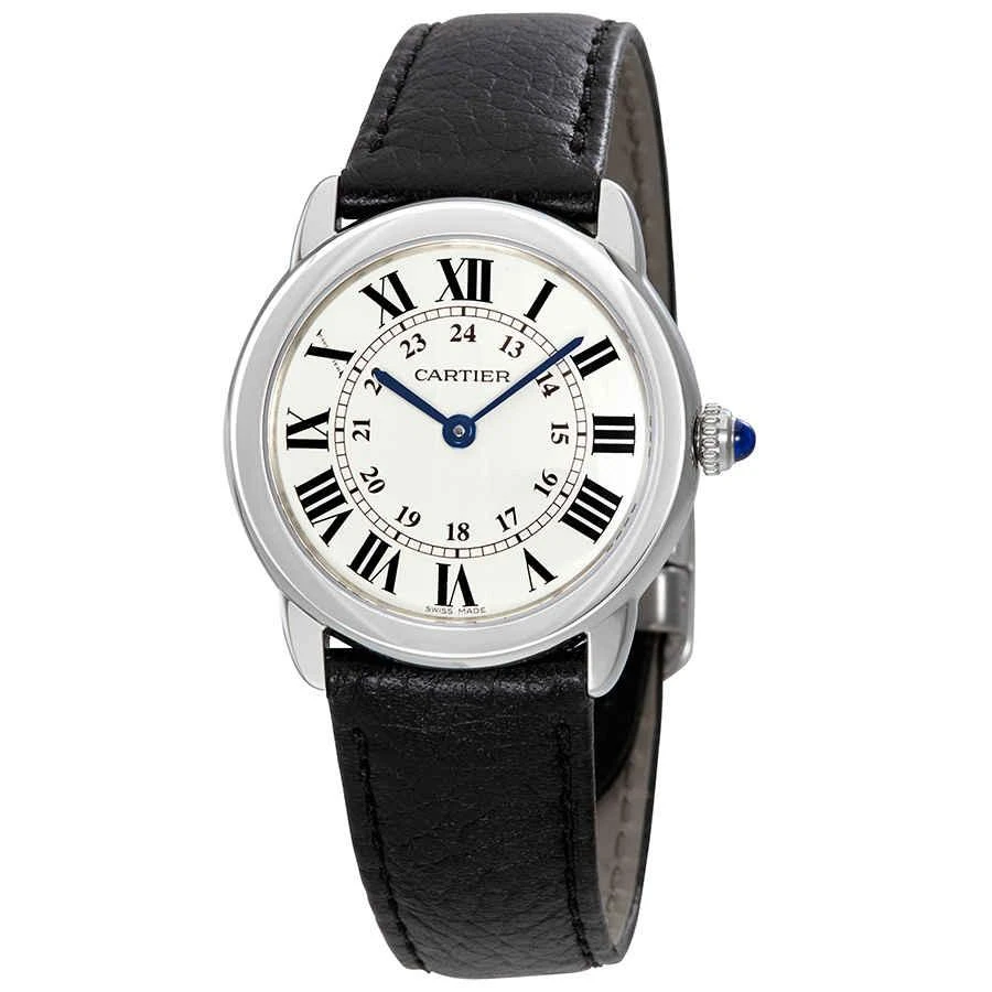 商品Cartier|Ronde Solo Silvered Light Opaline Dial Ladies Watch WSRN0019,价格¥19794,第1张图片