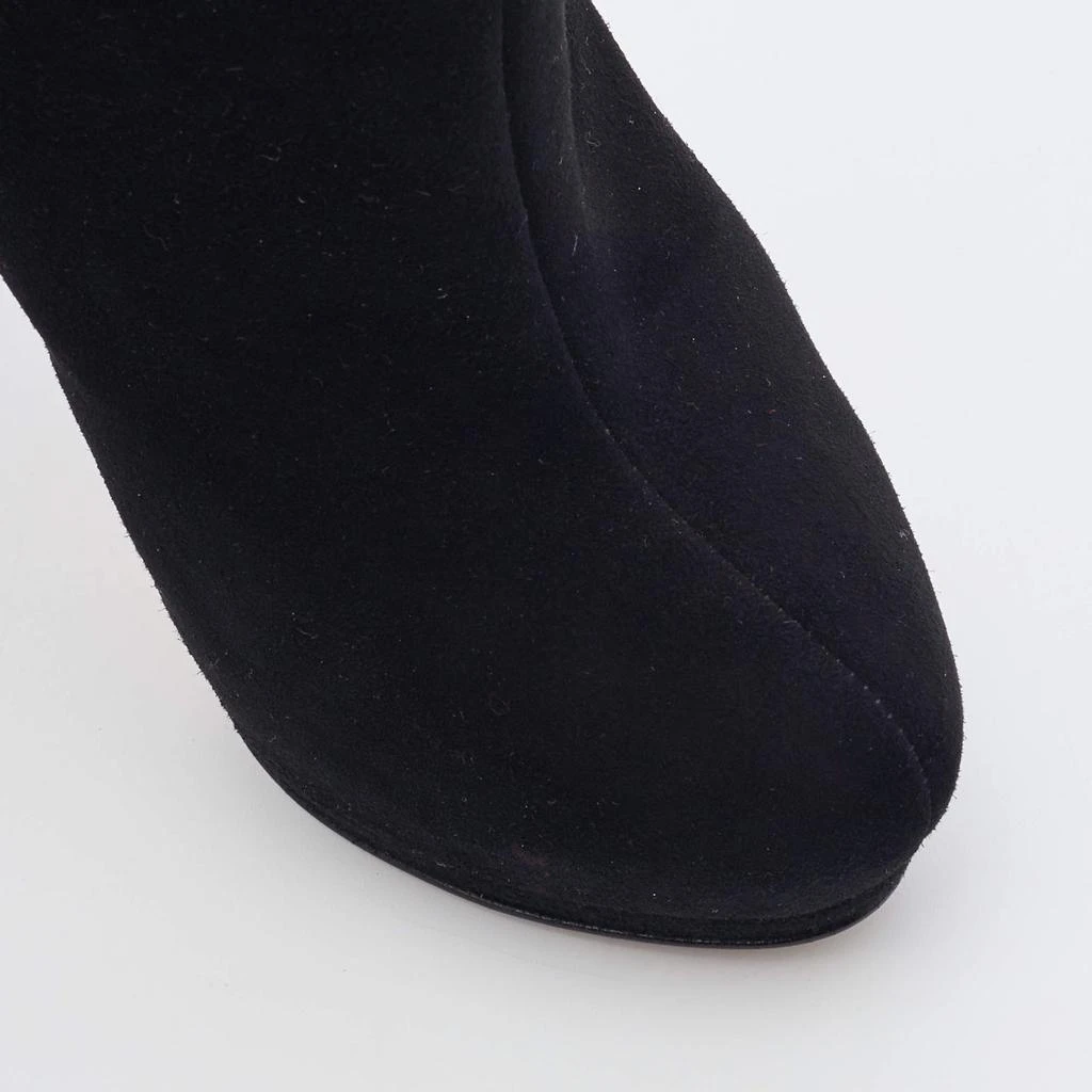Giuseppe Zanotti Black Suede Platform Booties Size 37.5 商品