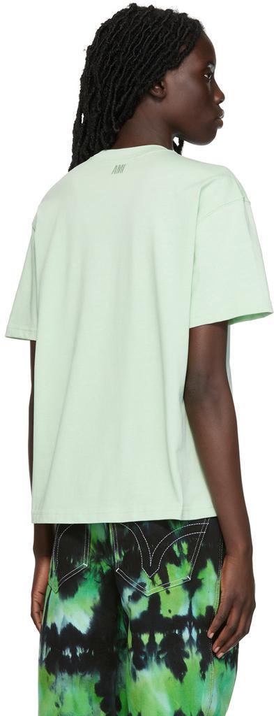 商品AMI|女式 绿色爱心T恤,价格¥546,第5张图片详细描述