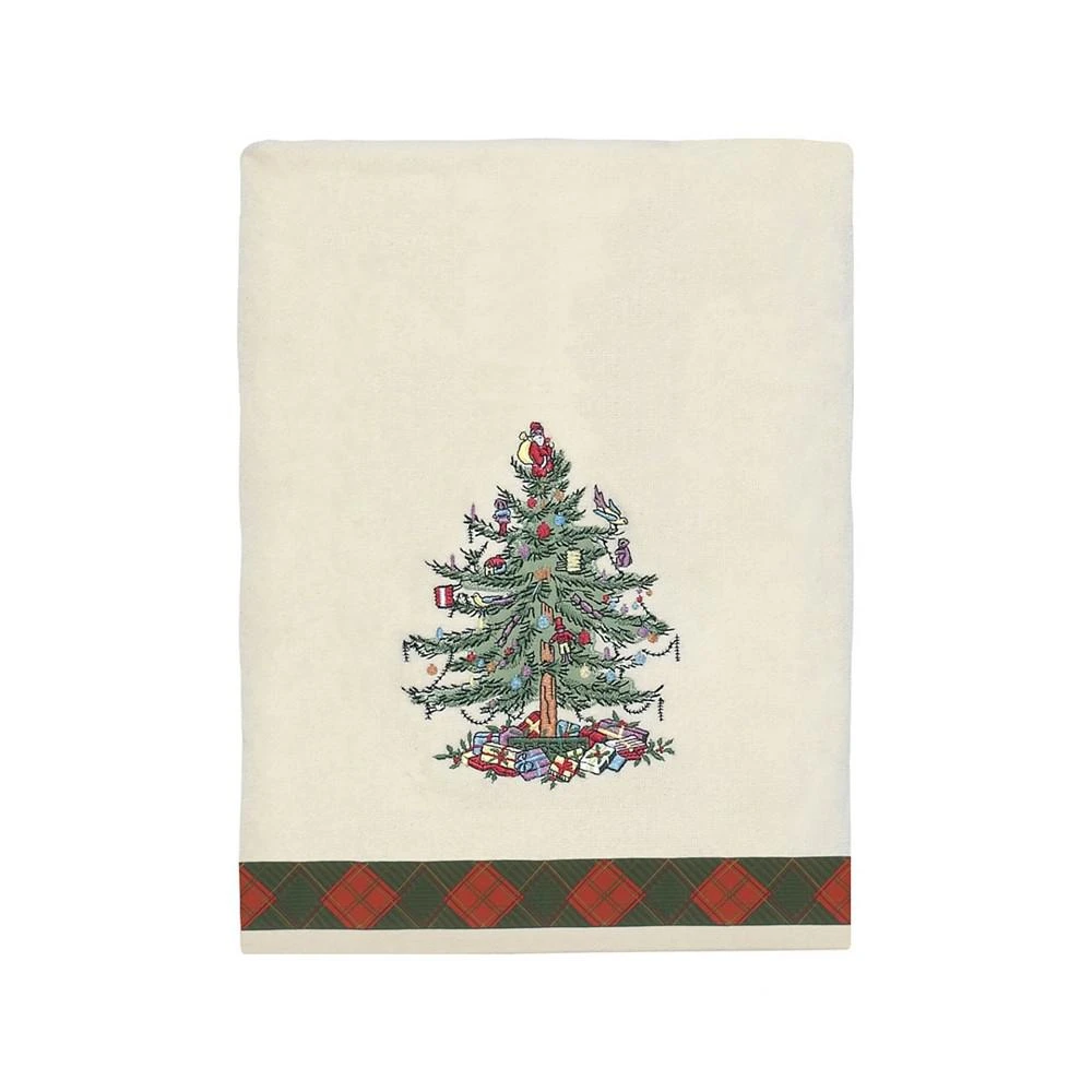 商品Spode|Tartan Embroidered Bath Towel,价格¥239,第1张图片