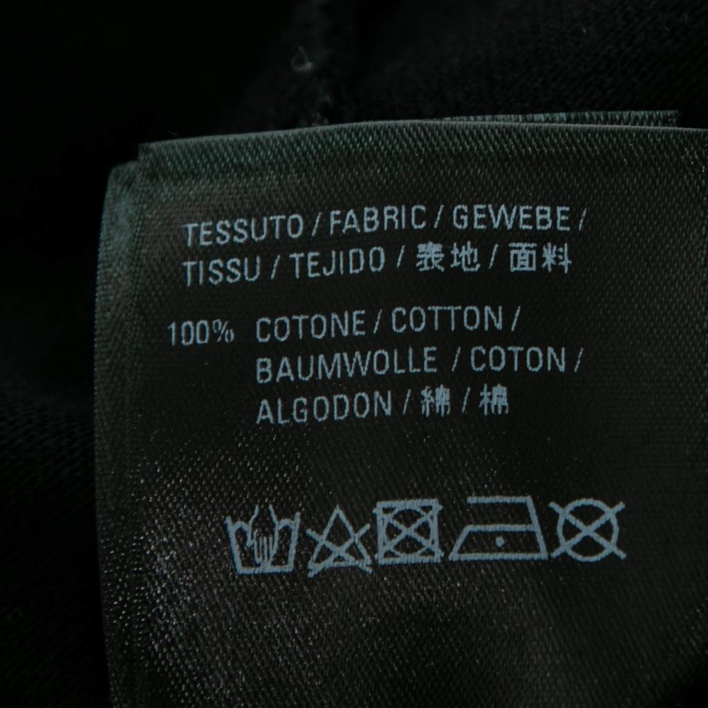 Balenciaga Black Logo Print Cotton Crewneck T-Shirt XS商品第6张图片规格展示