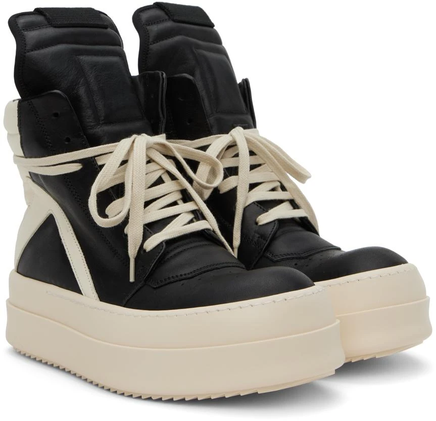 商品Rick Owens|Black Mega Bumper Geobasket Sneakers,价格¥7977,第4张图片详细描述