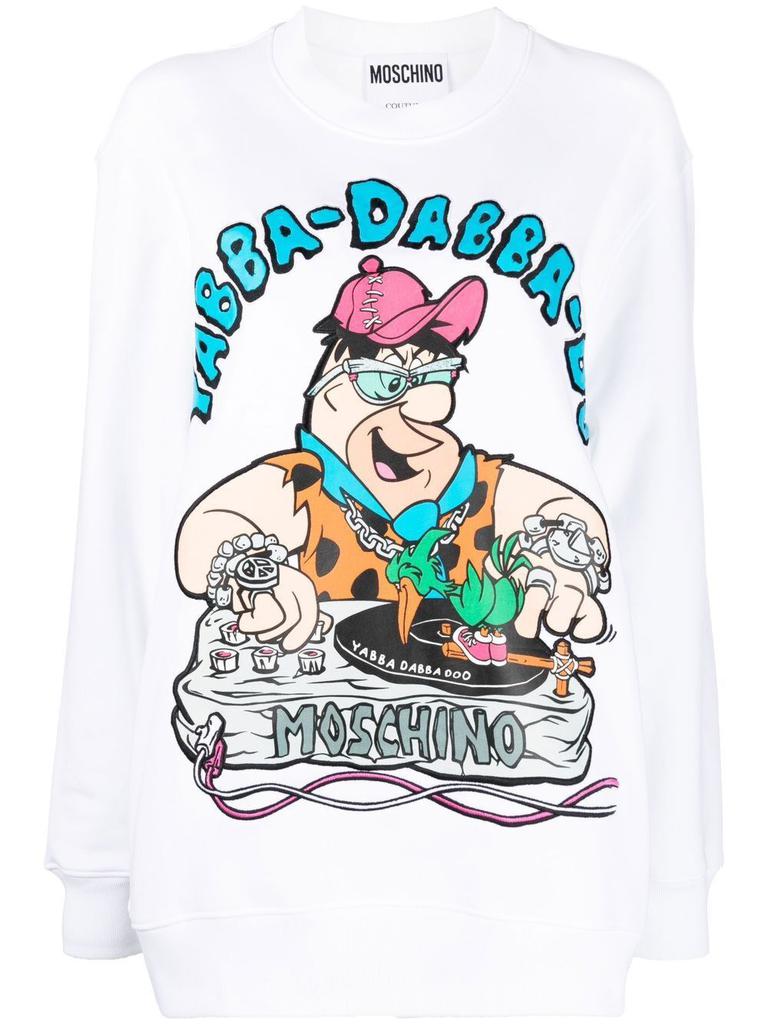 Moschino x the flintstones sweatshirt商品第1张图片规格展示