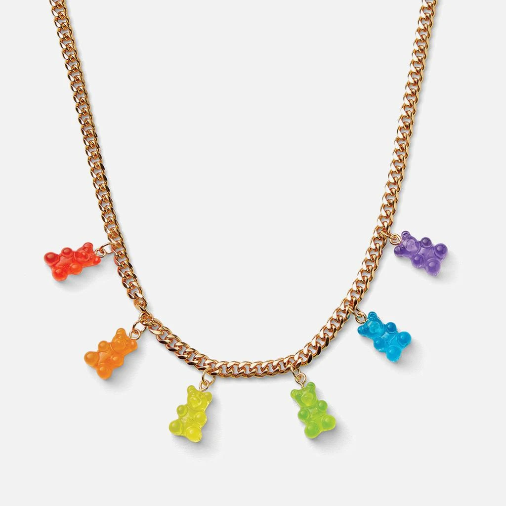 商品Crystal Haze|Crystal Haze Juan 18-Karat Gold-Plated Resin Necklace,价格¥847,第2张图片详细描述