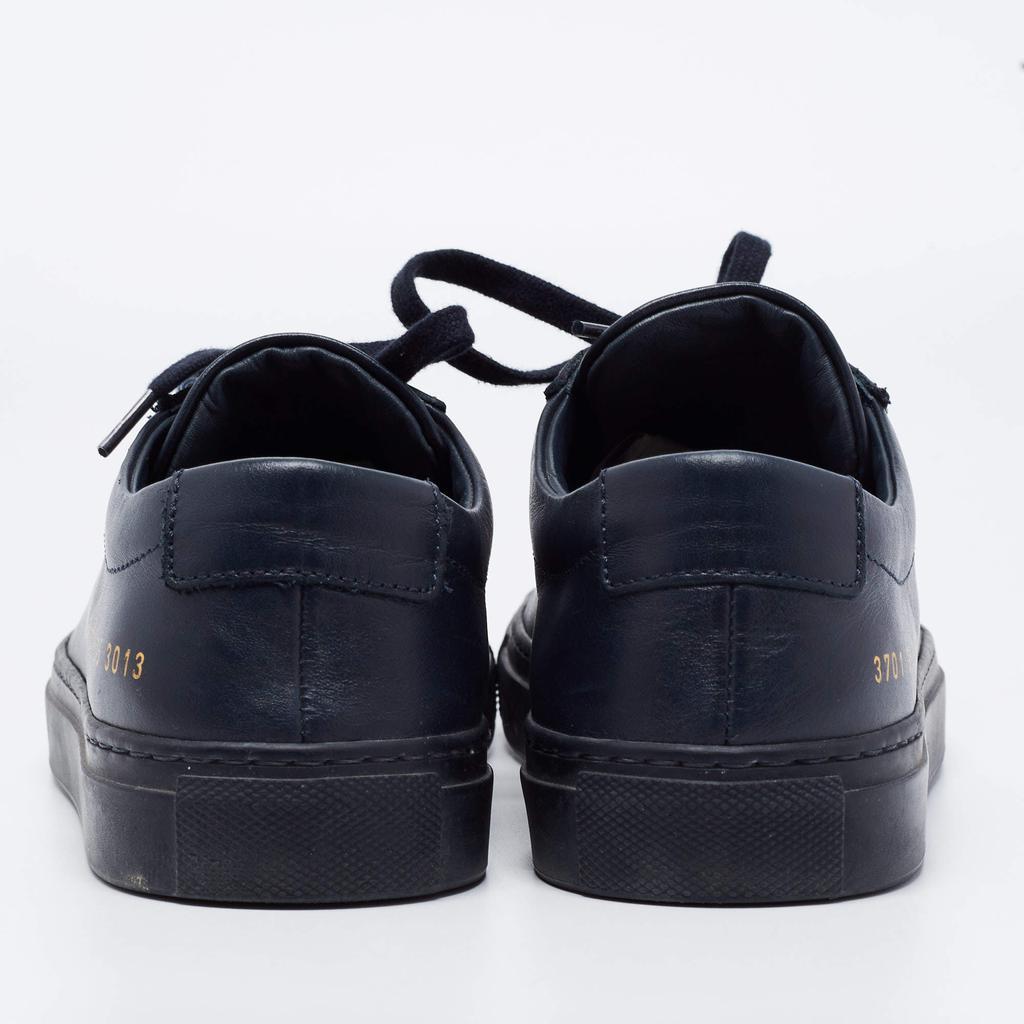 商品[二手商品] Common Projects|Common Projects Blue Leather Low Top Sneakers Size 35,价格¥1599,第7张图片详细描述