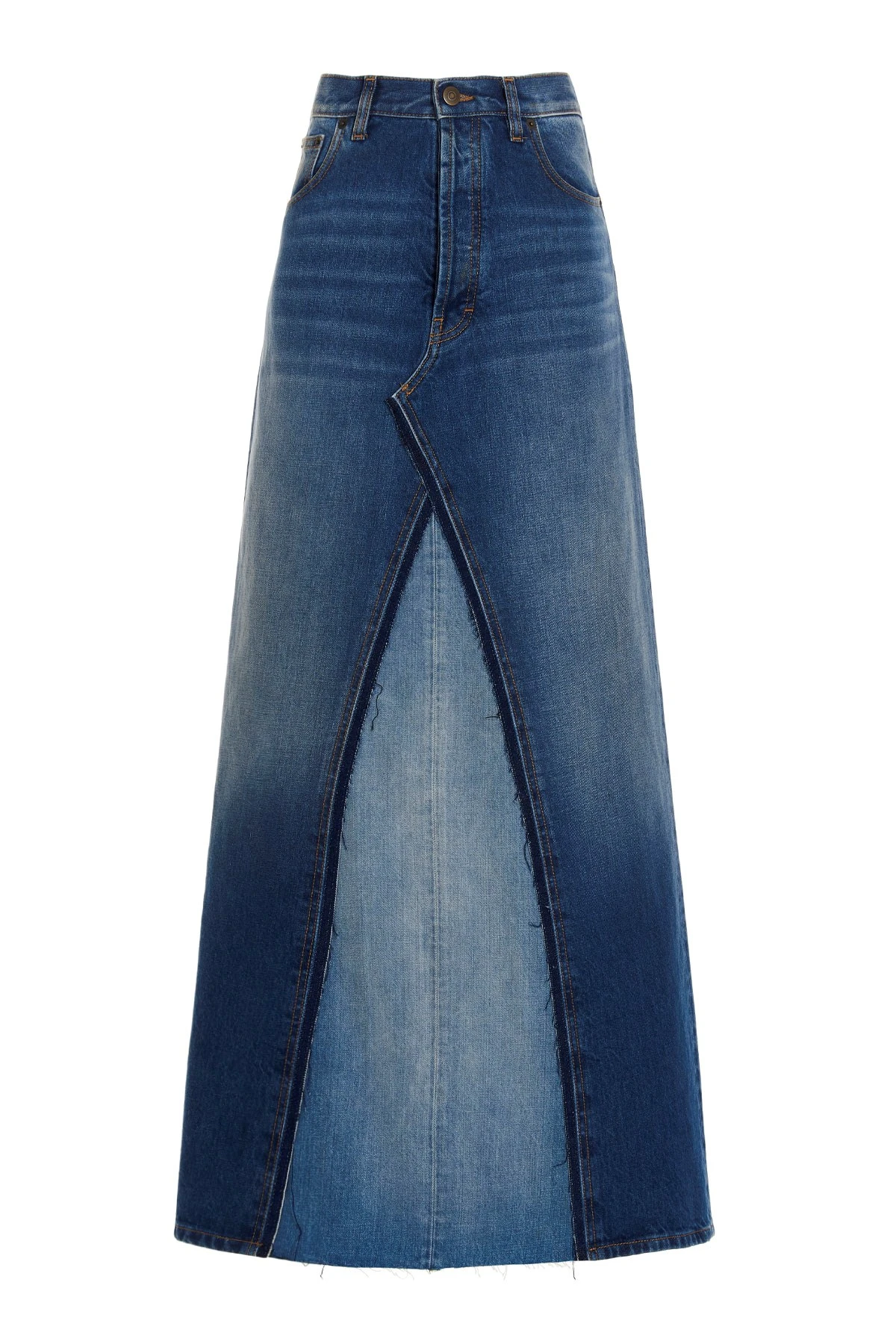 商品MAISON MARGIELA|MAISON MARGIELA 女蓝色女士半裙 S51MA0458-S30561-968,价格¥4347,第1张图片