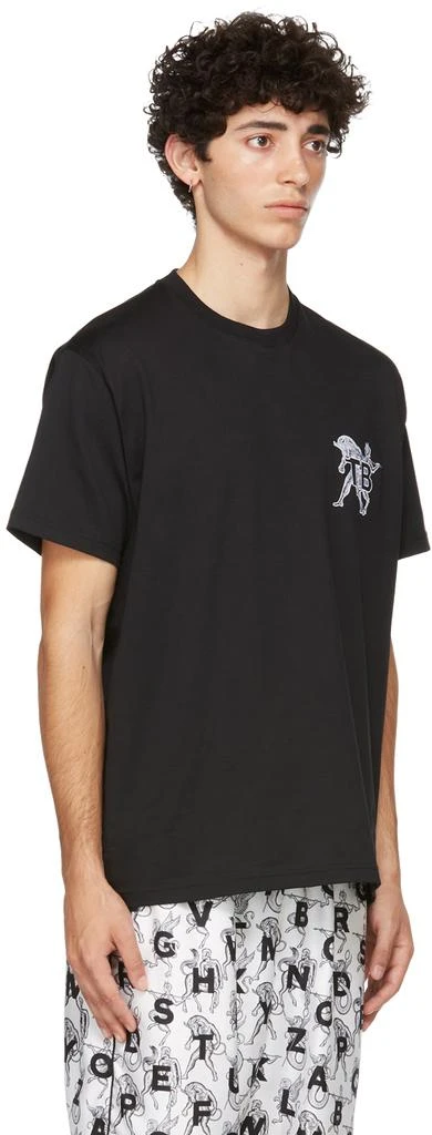 商品Burberry|黑色 Mythical Alphabet 系列 Small TB 有机棉 T 恤,价格¥3865,第2张图片详细描述
