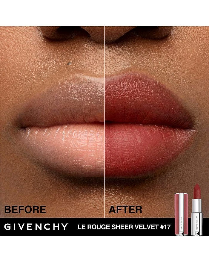 商品Givenchy|Le Rouge Sheer Velvet Matte Lipstick,价格¥330,第4张图片详细描述