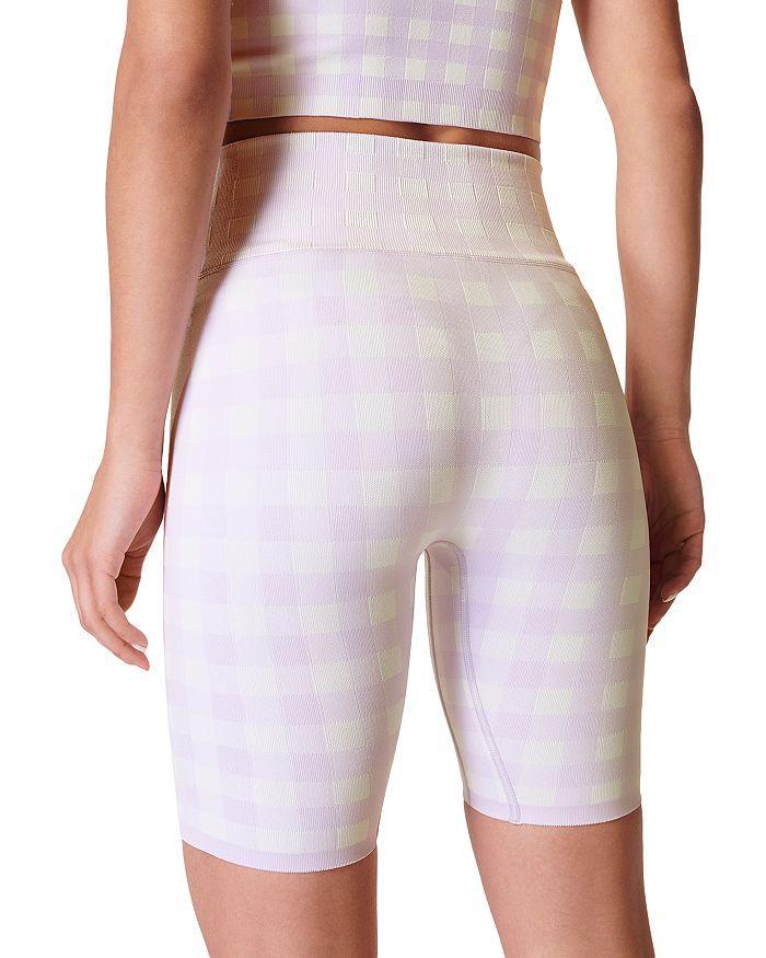 商品SWEATY BETTY|Gingham High Waist 9" Bike Shorts,价格¥302,第4张图片详细描述